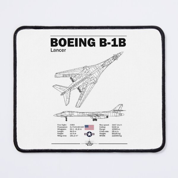 Item preview, Boeing B-1B Lancer Technical Blueprint designed and sold by Justinian Matieu.