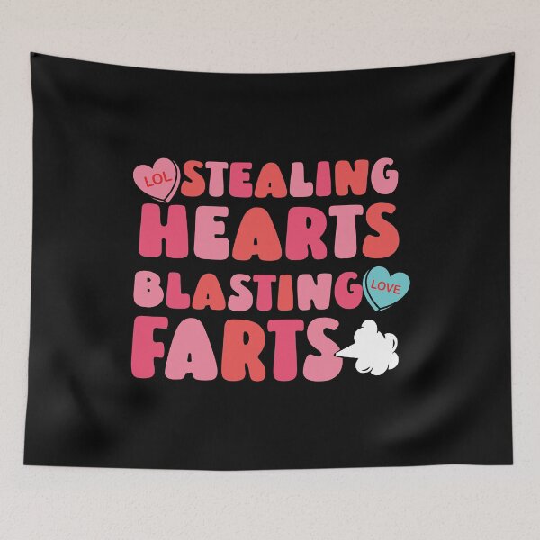 Item preview, Stealing Hearts Blasting Farts Funny Valentine's Day designed and sold by Gogetgiggles.