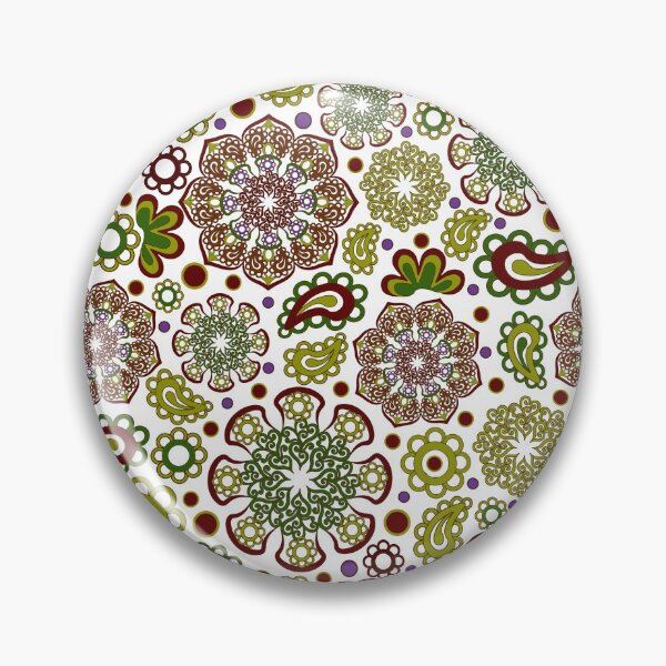 Item preview, Ornamental, fashionable, boho, colorful swirl pattern on a white background. Seamless floral pattern-170. designed and sold by Natalya Alexandrou.