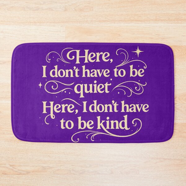 Item preview, Here, I Don’t Have to Be Quiet / Kind – Florence inspired Emotional Catharsis Aesthetic Print designed and sold by From Cyryl with Love.