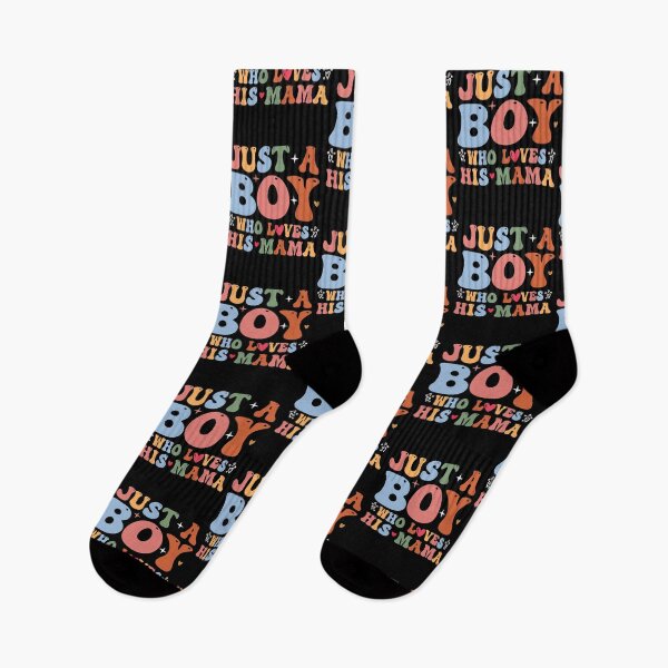 Item preview, Just A Boy Who Loves His Mama Mother's Day designed and sold by Gogetgiggles.