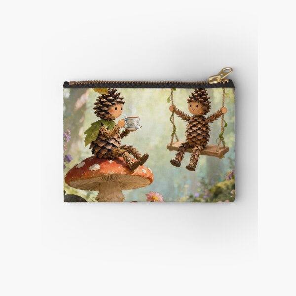 Item preview, Cute Pinecone Fairy Forest Art - Cottagecore Woodland  designed and sold by  Essence-Rise .