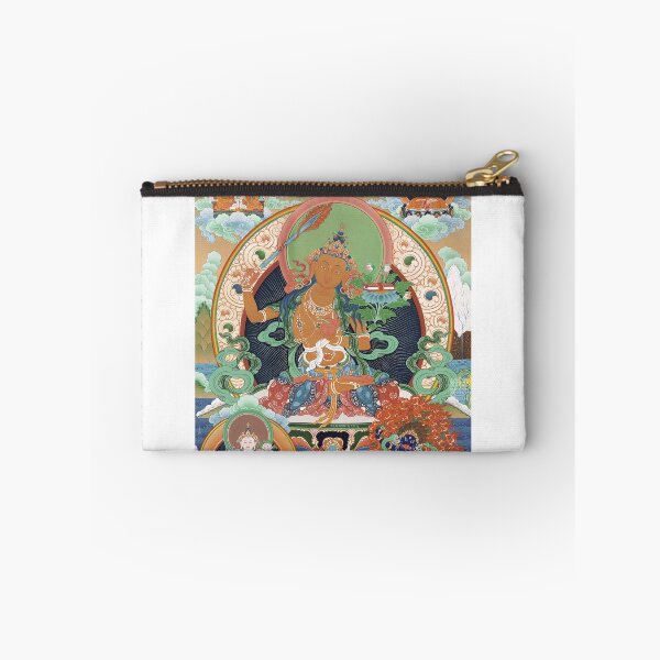 Item preview, Manjushri Wisdom Thangka Buddhist Art designed and sold by AetherNest by Alicia Jia Dong.