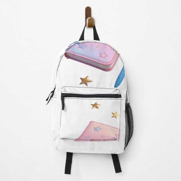 Item preview, Pastel Kawaii Star Journal & Fluffy Pen – Study Stationery designed and sold by MiniPrintMagic.
