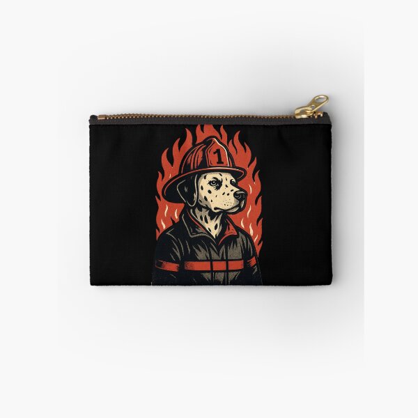 Item preview, Dalmatian Firefighters Brave, an artwork that embodies courage, loyalty, and the spirit of fire rescue designed and sold by Ach&Koor.