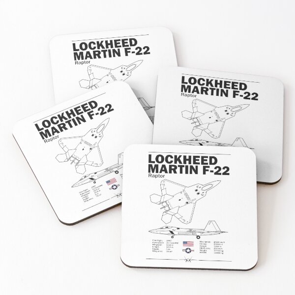 Item preview, Lockheed Martin F-22 Raptor Technical Blueprint designed and sold by Justinian Matieu.
