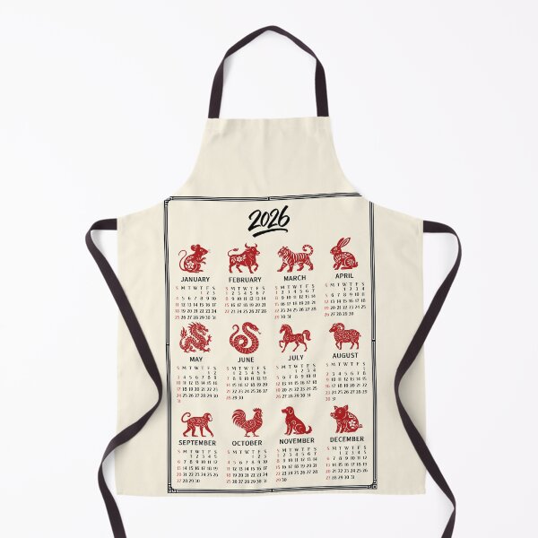 Item preview, 2026 Zodiac Animals Calendar Poster | 12 Zodiac Wall Art designed and sold by JOOKDesign.