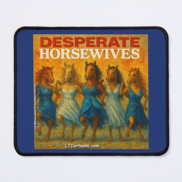 Item preview, Elegant Equine Comedy Cartoon Design designed and sold by Rick London Gifts.