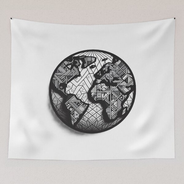 Item preview, Black and White Globe designed and sold by Endeva4eva.