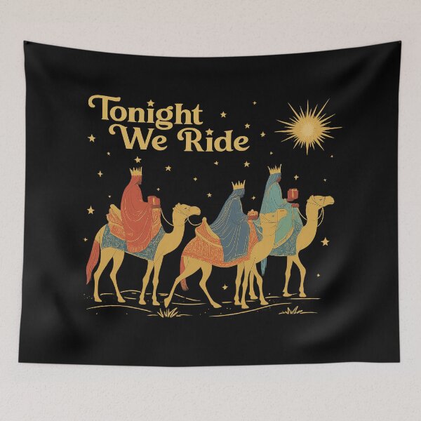 Item preview, 3 Wise Men Tonight We Ride Christmas, Faith Religious Christmas, True Story Christian Nativity, Christian designed and sold by toongstudio.