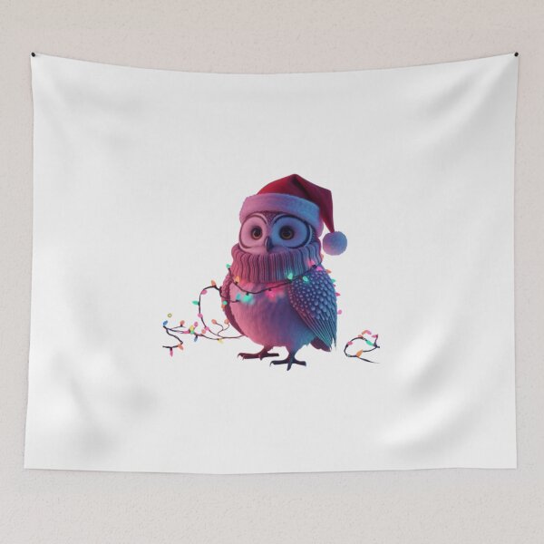 Item preview, Funny santa owl  designed and sold by Mega _Tronus .