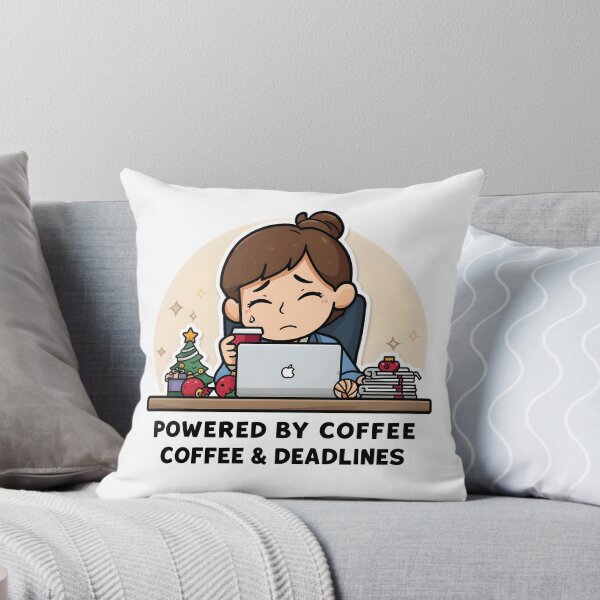 Item preview, Office Survival Mode – Powered by Coffee & Deadlines Funny Christmas Design designed and sold by gavinroyal.