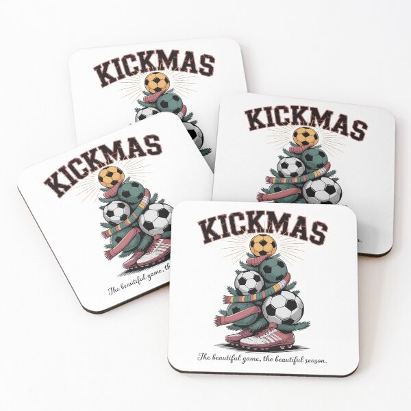 Item preview, Kickmas - Soccer Ball Christmas Tree & Cleats designed and sold by Anastasiia Lang.