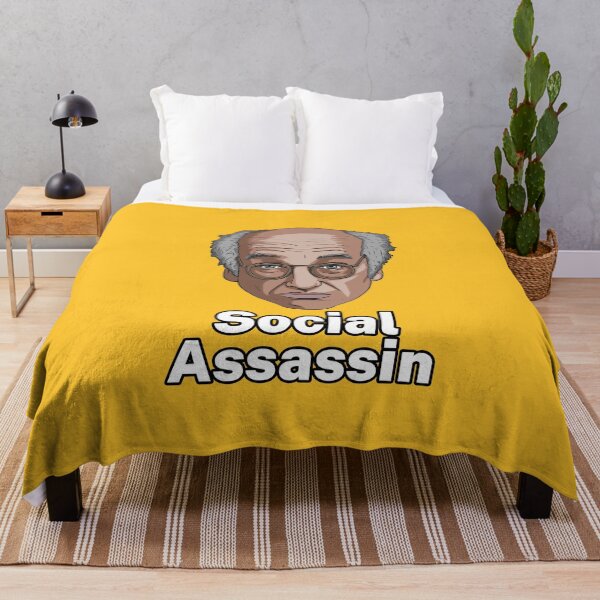 Item preview, Larry David - Social Assassin designed and sold by blacksnowcomics.
