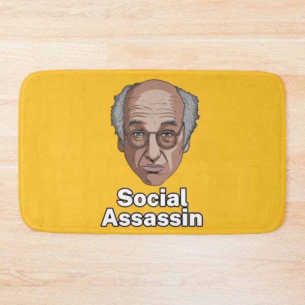 Item preview, Larry David - Social Assassin designed and sold by blacksnowcomics.