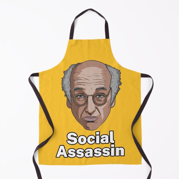 Item preview, Larry David - Social Assassin designed and sold by blacksnowcomics.