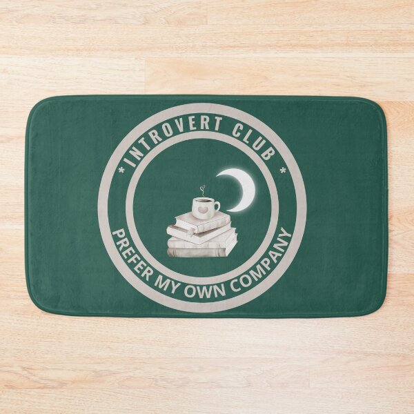 Item preview, INTROVERT CLUB,Prefer My Own Company,Books,Coffe,Moon designed and sold by Anyshca.
