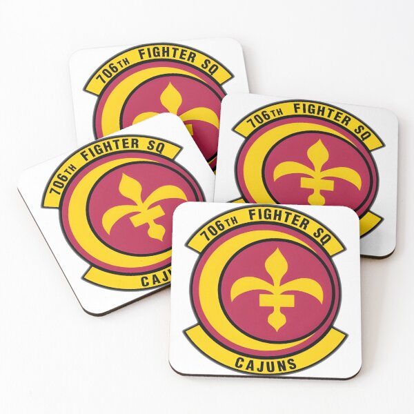 Item preview, 706th Fighter Squadron "Cajuns" Insignia designed and sold by CharlieDesings.