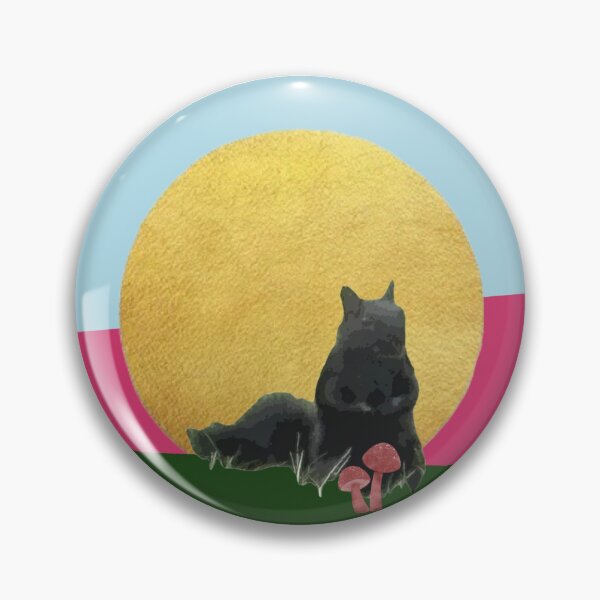 Item preview, Hey There Black Squirrel Moonrise Decal  designed and sold by Licorice Moon.