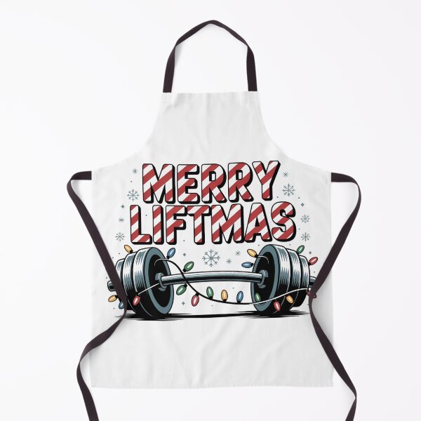 Item preview, Merry Liftmas - Funny Gym Barbell Christmas designed and sold by Anastasiia Lang.