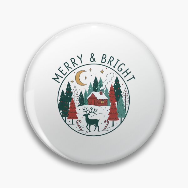 Item preview, ? Cozy Cabin Christmas: Merry & Bright designed and sold by THE-DAILY-DRIPS.