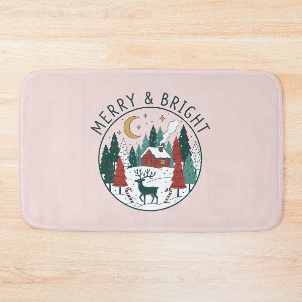 Item preview, ? Cozy Cabin Christmas: Merry & Bright designed and sold by THE-DAILY-DRIPS.