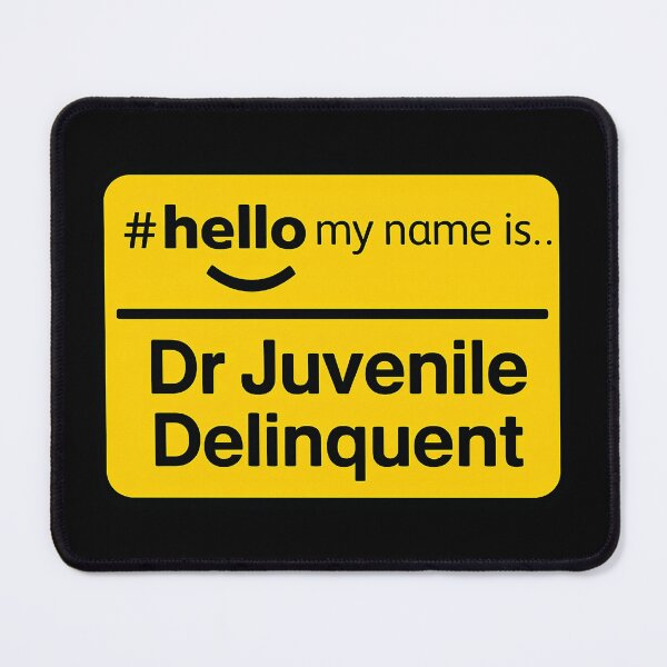 Item preview, Funny Doctor Name Badge Parody Medical Staff Gift designed and sold by ArcanePrintsxo.