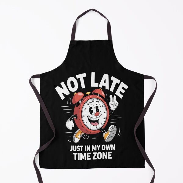 Item preview, Not Late Just In My Own Time Zone Clock designed and sold by kakashinn.