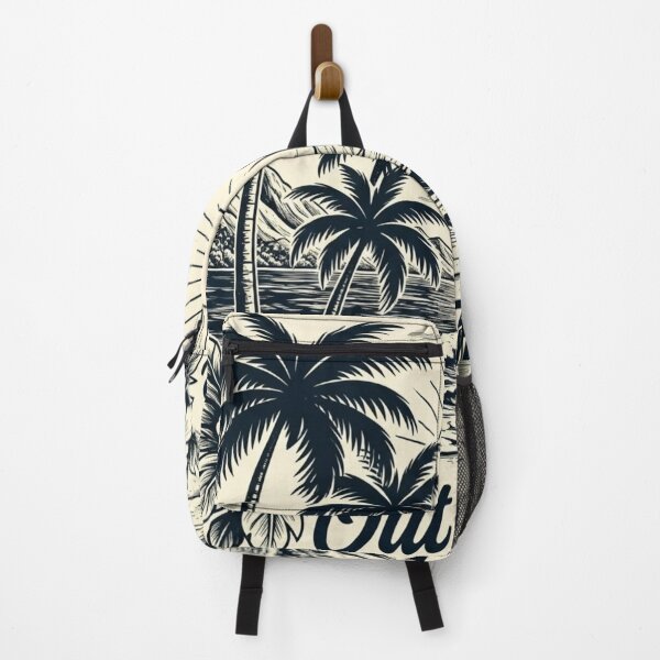 Item preview, Black and White Tropical Palm Trees & Mountains - Out There designed and sold by TheOneOff.