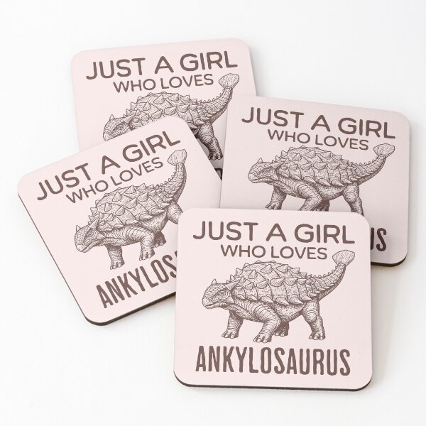 Item preview, Just A Girl Who Loves Ankylosaurus Dinosaur Lover designed and sold by KLArtzStore.