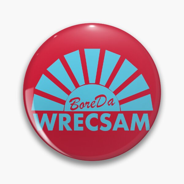 Item preview, Bore Da Wrecsam Good Morning Wrexham Cyan designed and sold by unREST-design.
