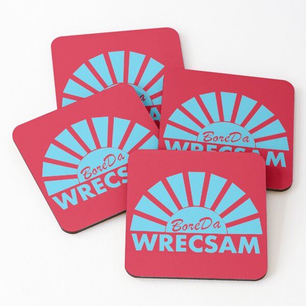 Item preview, Bore Da Wrecsam Good Morning Wrexham Cyan designed and sold by unREST-design.