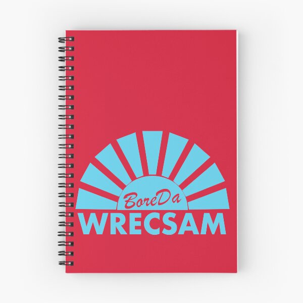 Item preview, Bore Da Wrecsam Good Morning Wrexham Cyan designed and sold by unREST-design.