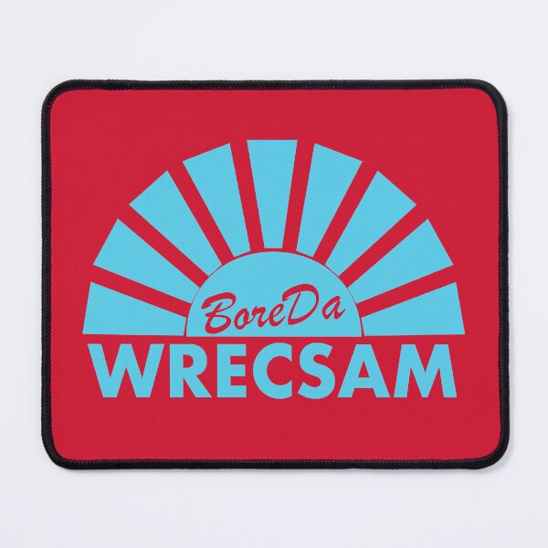 Item preview, Bore Da Wrecsam Good Morning Wrexham Cyan designed and sold by unREST-design.