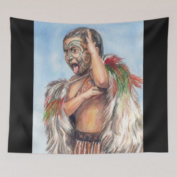 Item preview, kapa haka, little Māori warrior  designed and sold by carole hirst.