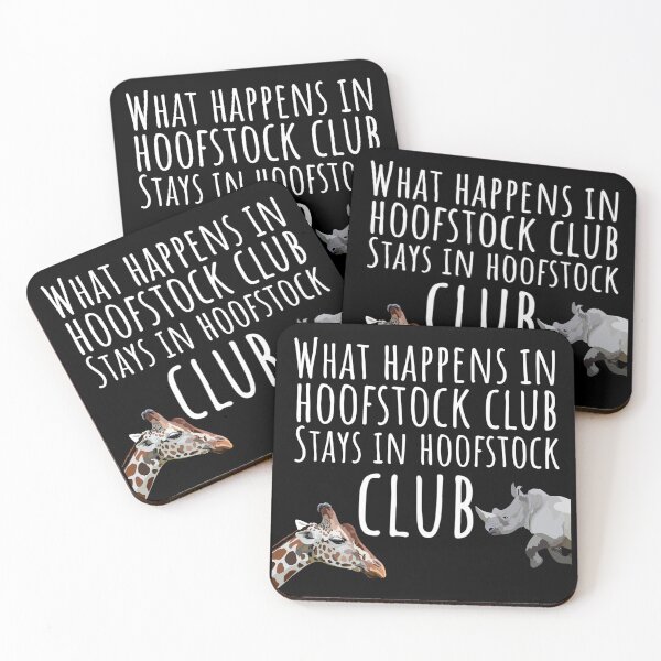 Item preview, H is for Hoofstock, Hoofstock | What Happens in Hoofstock Club Stays in Hoofstock Club designed and sold by PrettylittlepastelUk.