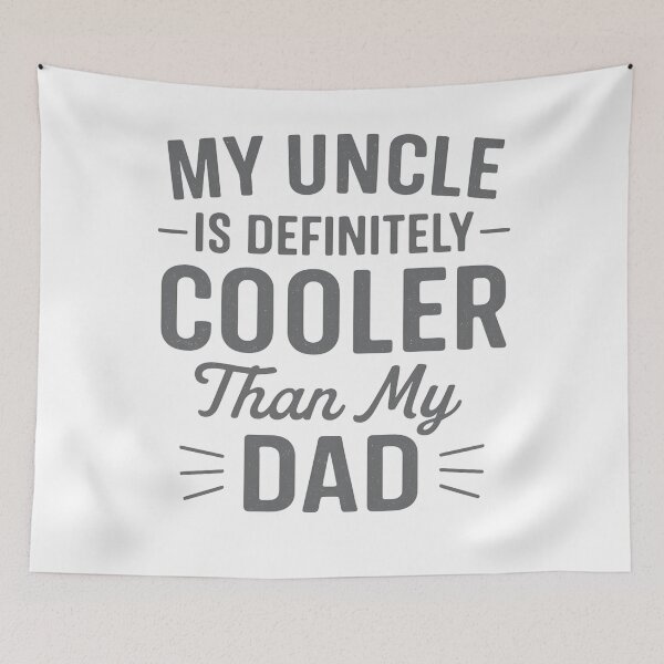 Item preview, My uncle is definitely cooler than my dad Family designed and sold by hemagamo.