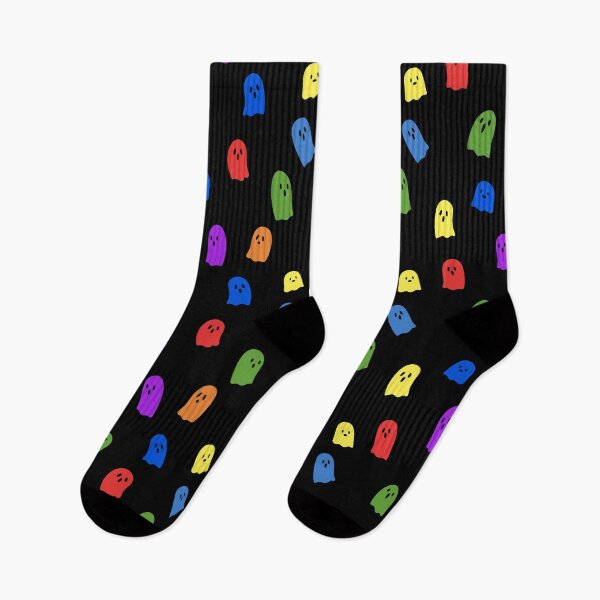 Item preview, Rainbow Kawaii Ghost Pattern by Tobe Fonseca designed and sold by Tobe Fonseca®.
