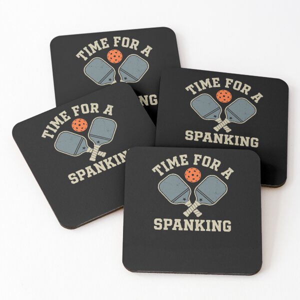 Item preview, Time For A Spanking Pickleball Humor designed and sold by SofenArt.