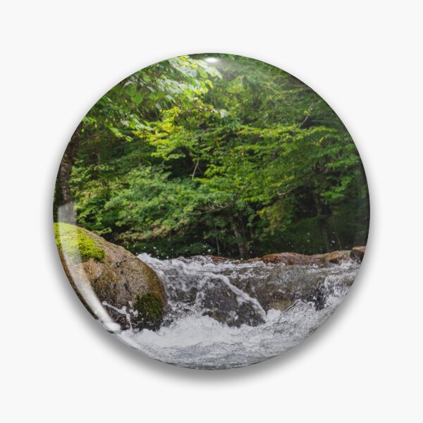 Item preview, Clear Mountain Stream Flowing over Mossy Boulders in Kinomata River, Tochigi, Japan designed and sold by Pix4Japan.