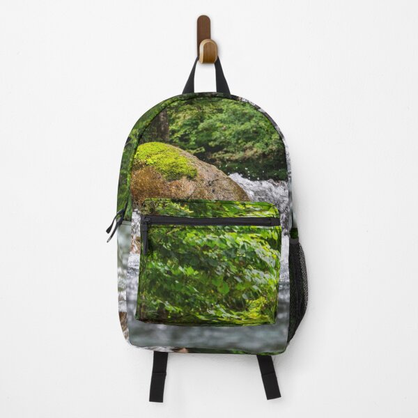 Item preview, Clear Mountain Stream Flowing over Mossy Boulders in Kinomata River, Tochigi, Japan designed and sold by Pix4Japan.
