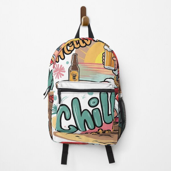Item preview, Chill Mode Activated - Funny Summer Santa Drinking Beer designed and sold by TheOneOff.