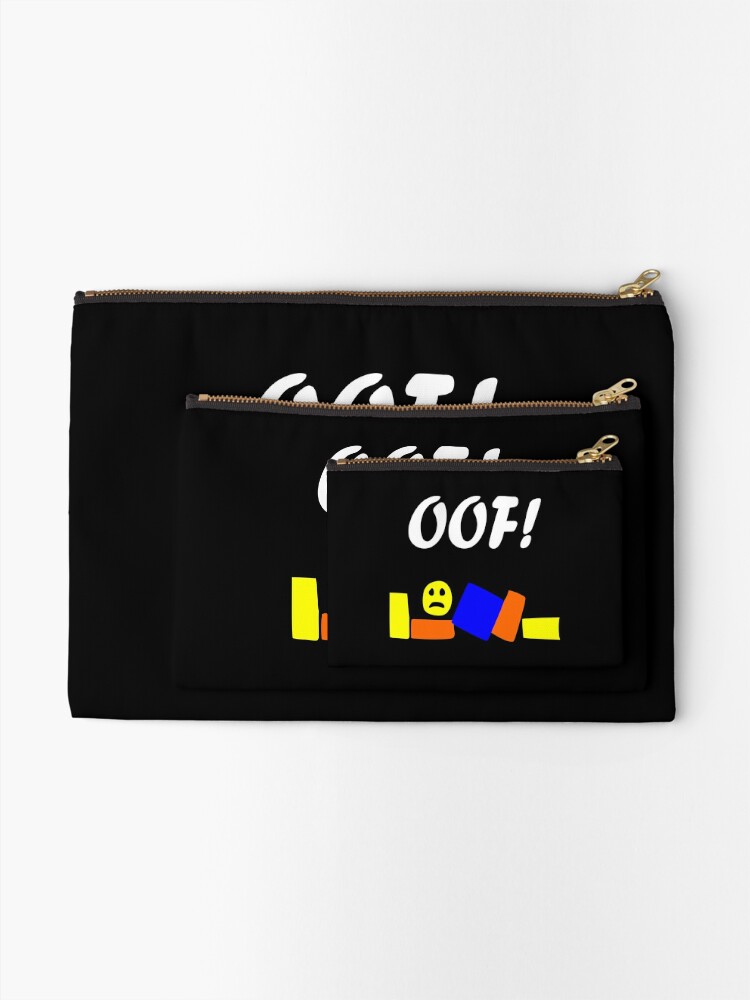 Roblox Oof Zipper Pouch By Tshirtsbyms Redbubble - oof roblox zipper pouch by tiodusk redbubble