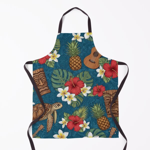 Item preview, Honu Sea Turtle & Hibiscus Floral Pattern designed and sold by TheOneOff.