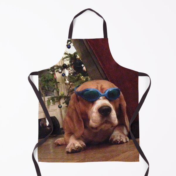 Item preview, Cool Beagle in Swimming Goggles at Christmas. designed and sold by Eric Sintès.