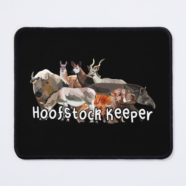 Item preview, H is for Hoofstock Keeper,Hoofstock Keeper Design – Dedicated Care of Ungulates and Exotic Hoofed Mammals Artwork designed and sold by PrettylittlepastelUk.