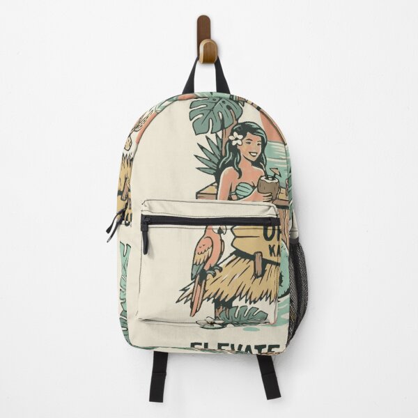 Item preview, Vintage Ohana Kava Bar Mermaid Surfer Tiki Retro Art designed and sold by TheOneOff.