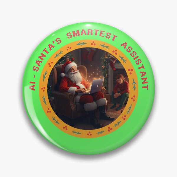 Item preview, AI - Santa’s Smartest Assistant: Holiday Edition designed and sold by MarioWorksHQ.