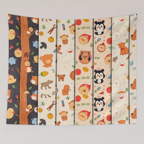 Item preview, F Charming Illustrations Adorable Animals Endless Fun Art designed and sold by ART ATTACK ZONE.