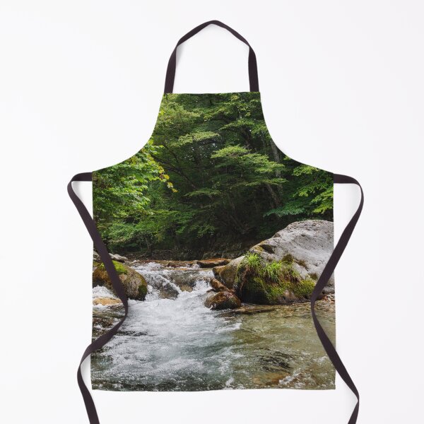 Item preview, Clear Mountain Stream Flowing over Mossy Boulders in Kinomata River, Tochigi, Japan designed and sold by Pix4Japan.